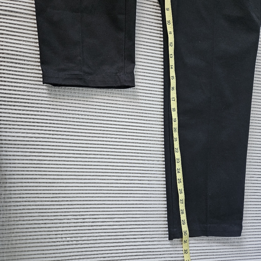 Everlane Pants Mens 40x30 Black Twill Slim Fit Stretch Tailored Trousers New - Picture 8 of 9